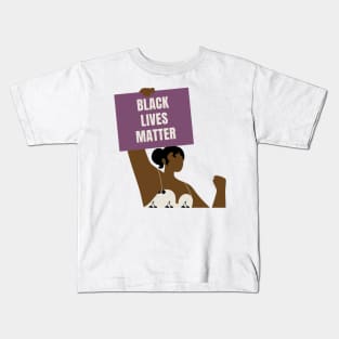 Black Lives Matter - Purple Kids T-Shirt